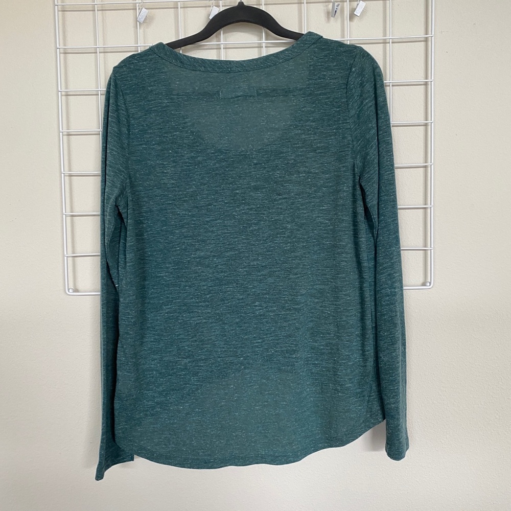 Basin + Range Long Sleeve Crossover Top Medium - Picture 5 of 6